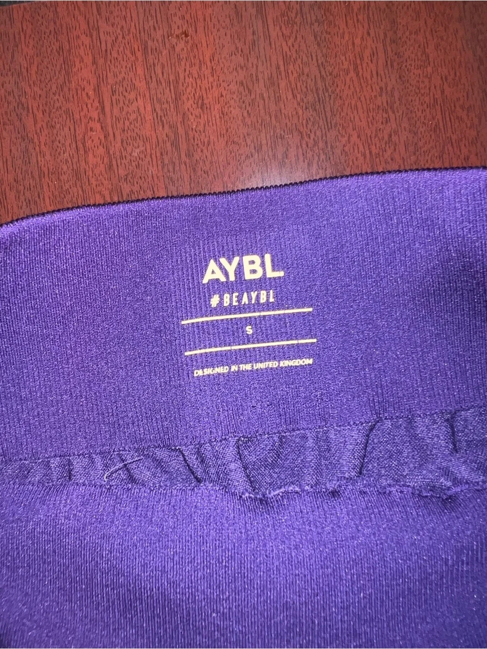 AYBL Purple High-Waist Active Leggings - Picture 2 of 3